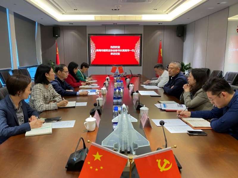 市建筑业协会秘书长黄高华到访珠海5500jcjc线路检测集团